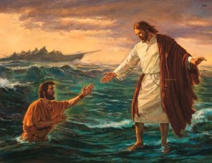 Jesus Walks On Water